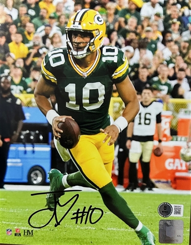 JORDAN LOVE SIGNED PACKERS 8X10 PHOTO #2 - BAS