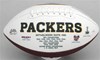 JORDAN LOVE SIGNED WILSON WHITE PANEL PACKERS LOGO FOOTBALL - JSA