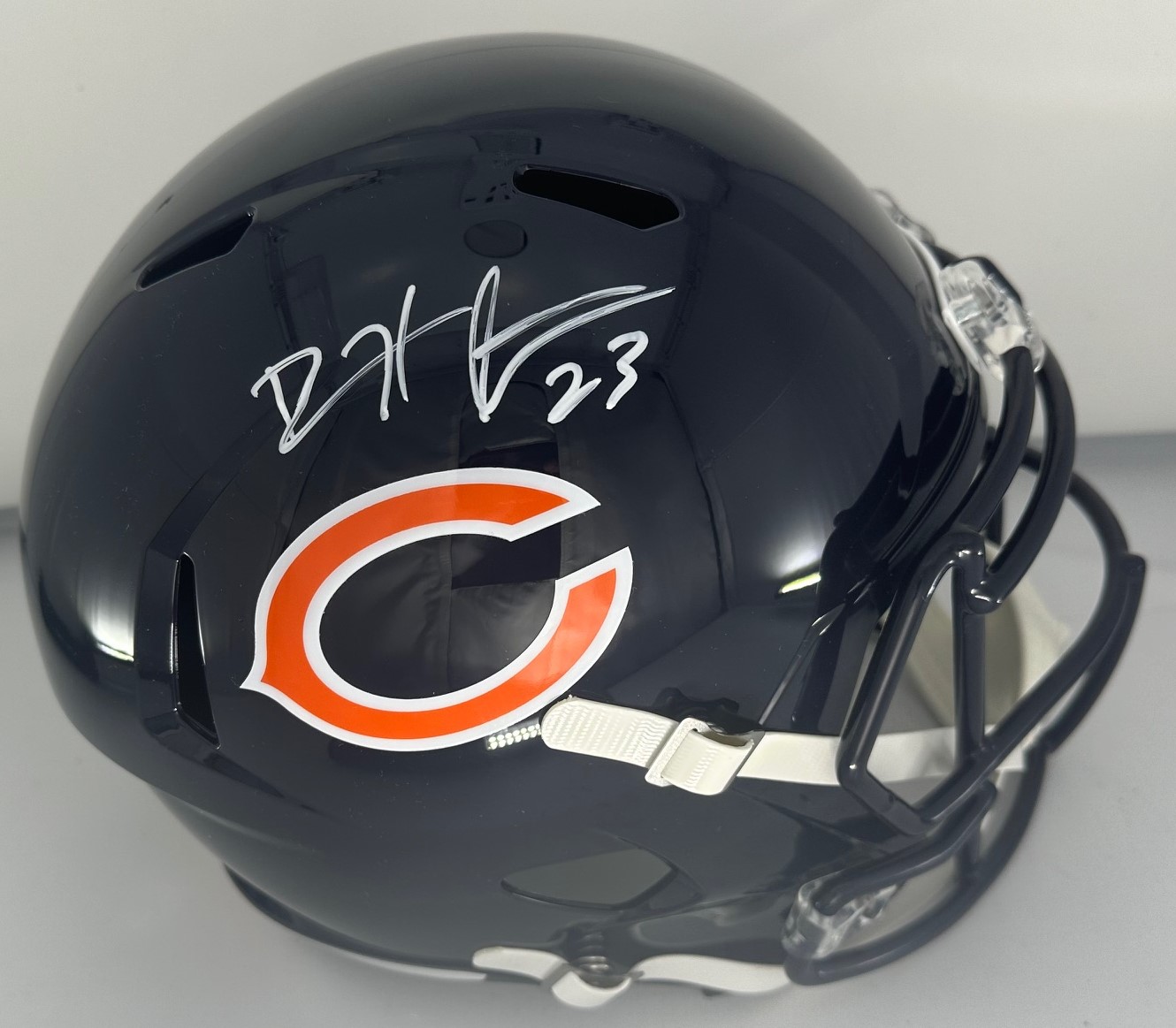 DEVIN HESTER SIGNED FULL SIZE BEARS REPLICA SPEED HELMET - BAS