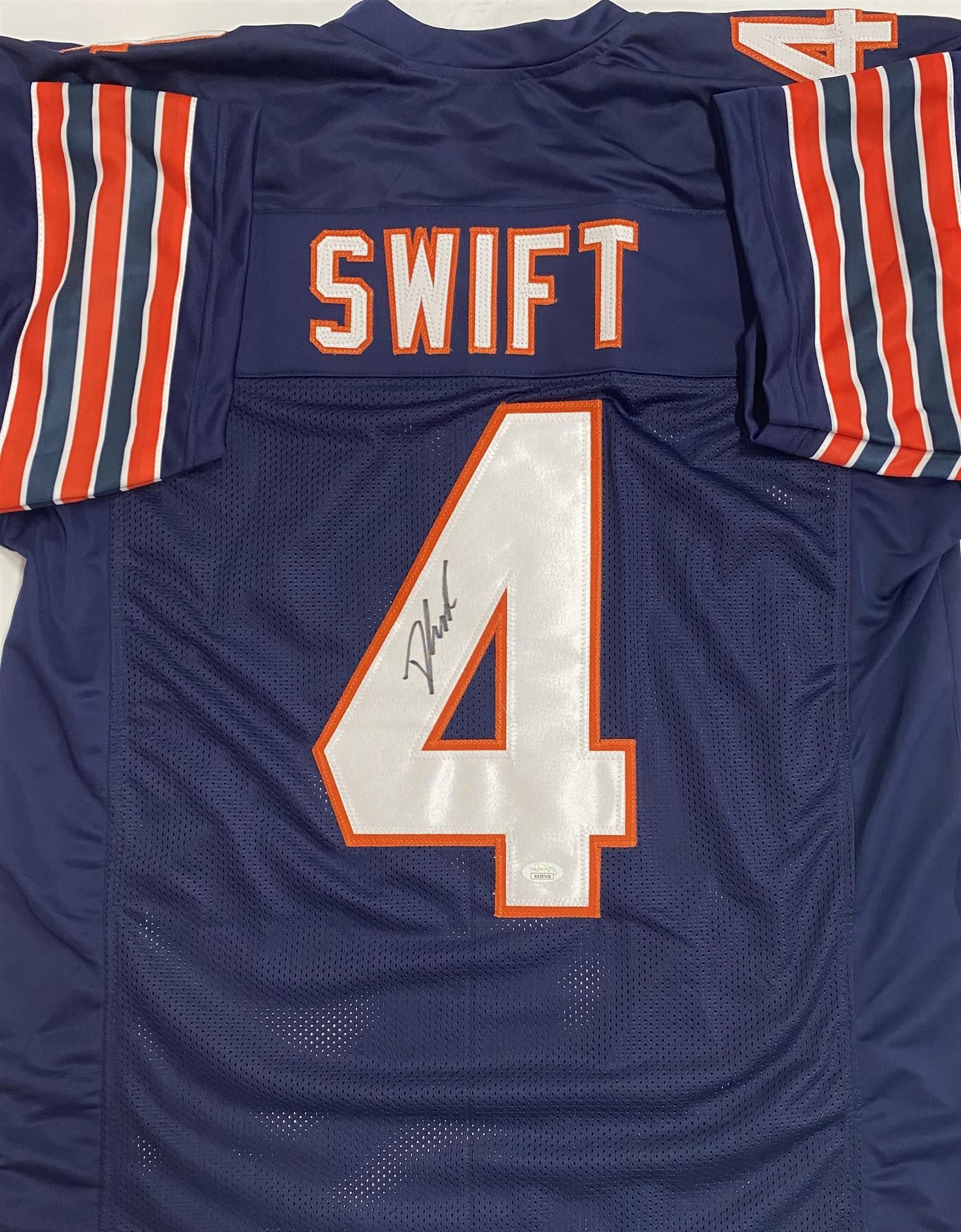 D'ANDRE SWIFT SIGNED CUSTOM REPLICA BEARS BEARS JERSEY - JSA