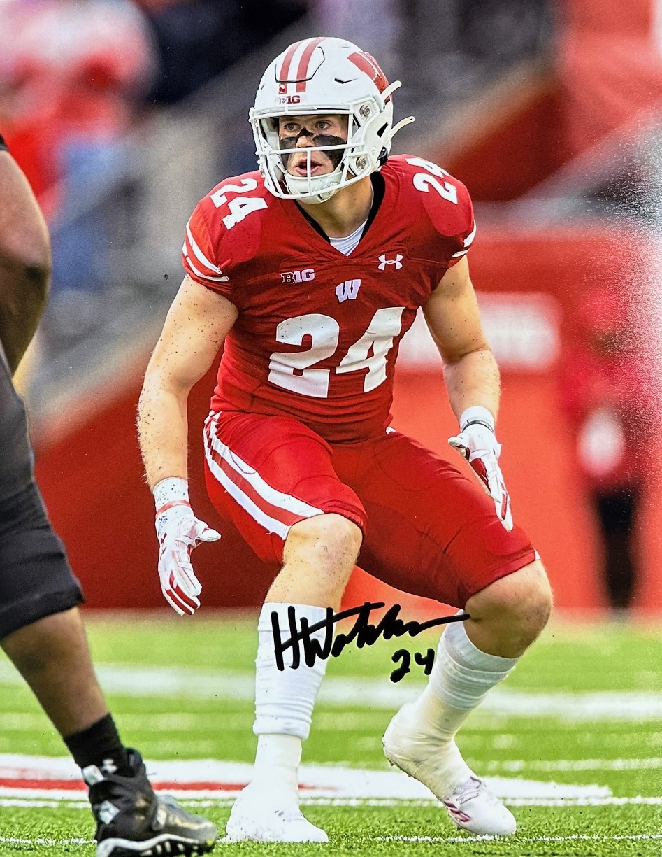 HUNTER WOHLER SIGNED 8X10 WI BADGERS PHOTO #3