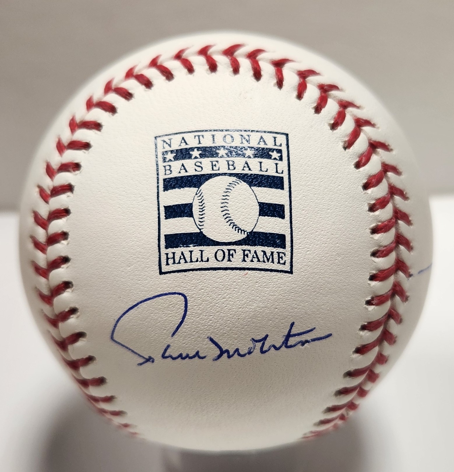 PAUL MOLITOR SIGNED OFFICIAL MLB HALL OF FAME LOGO BASEBALL #1 - JSA