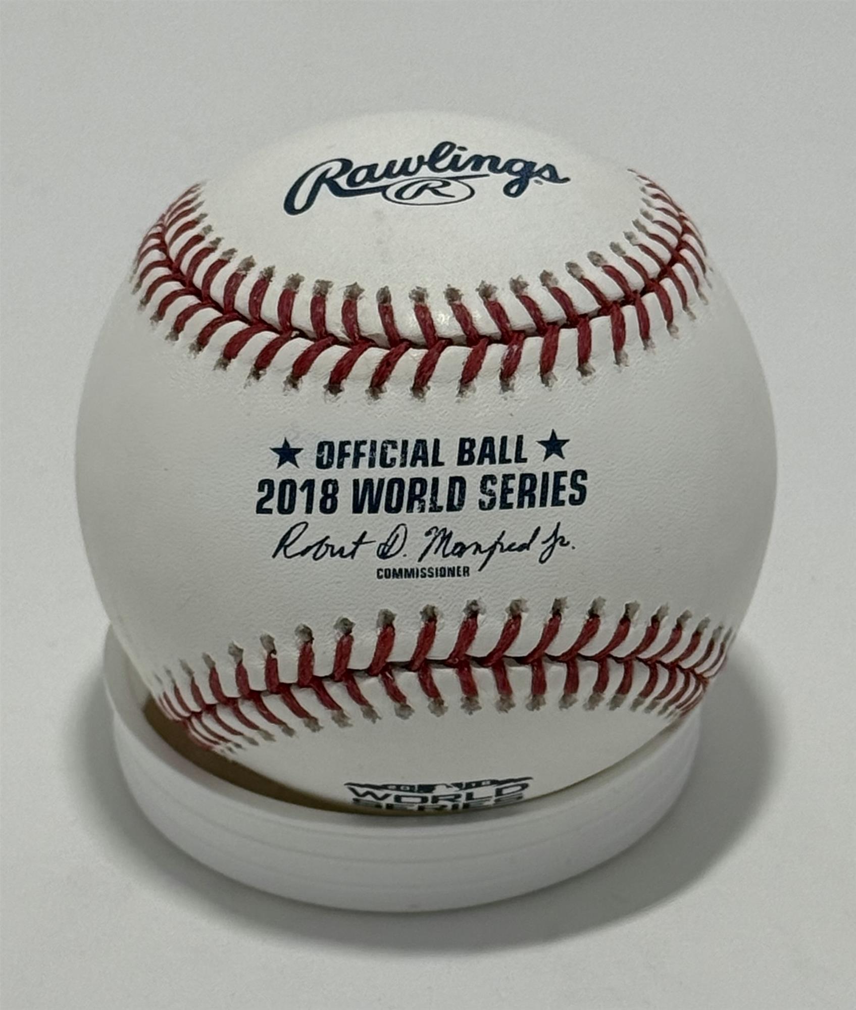 OFFICIAL MLB 2018 WORLD SERIES UNSIGNED BASEBALL