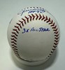 ROLLIE FINGERS SIGNED OFFICIAL MLB BASEBALL W/ OAK STATS - JSA