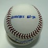 ROLLIE FINGERS SIGNED OFFICIAL MLB BASEBALL W/ OAK STATS - JSA