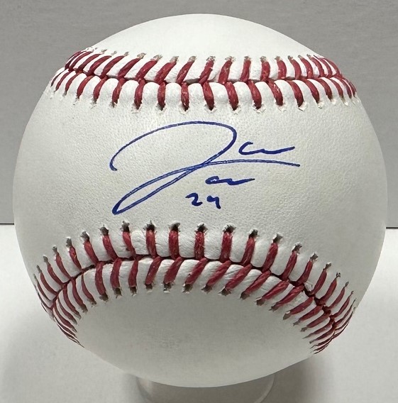 JAMES WOOD SIGNED OFFICIAL MLB BASEBALL - NATIONALS - BAS