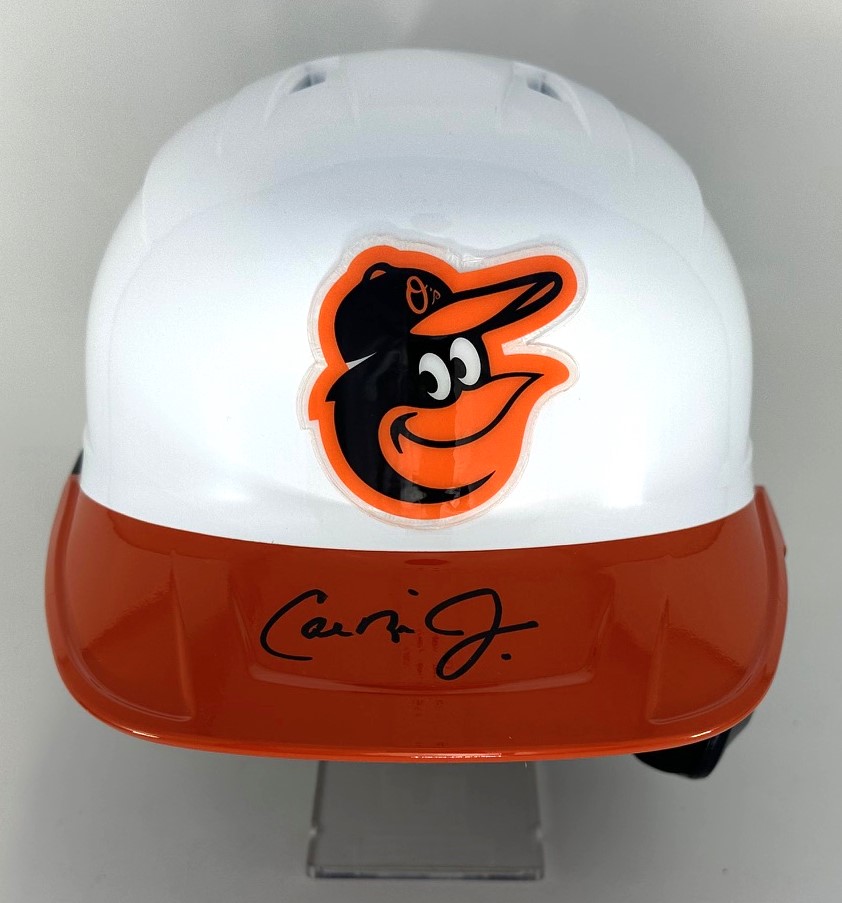 CAL RIPKEN JR SIGNED FULL SIZE ORIOLES REPLICA BATTING HELMET - FAN