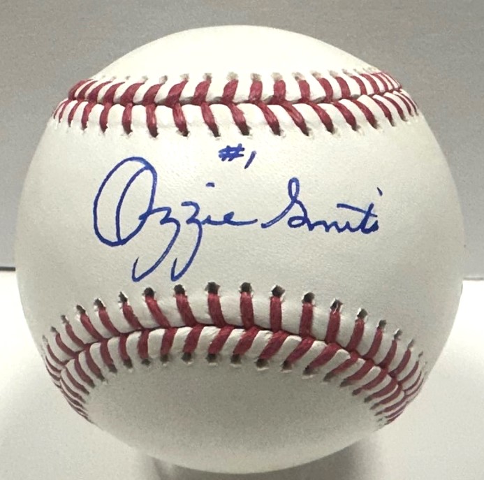 OZZIE SMITH SIGNED OFFICIAL MLB BASEBALL - CARDINALS - FAN