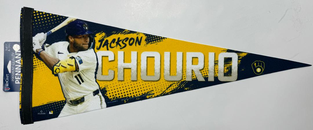 JACKSON CHOURIO PREMIUM PLAYER PENNANT