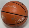 CHRIS MULLIN, TIM HARDAWAY & MITCH RICHMOND TRIPLE SIGNED FULL SIZE WILSON REPLICA BASKETBALL - WARRIORS  - BAS