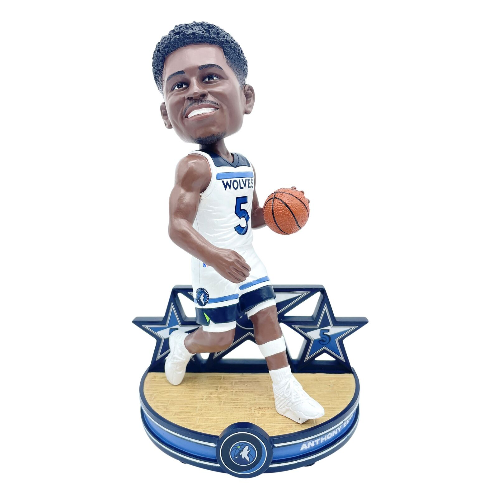 ANTHONY EDWARDS 2024 SUPERSTAR FOCO MINNESOTA TIMBERWOLVES BOBBLEHEAD