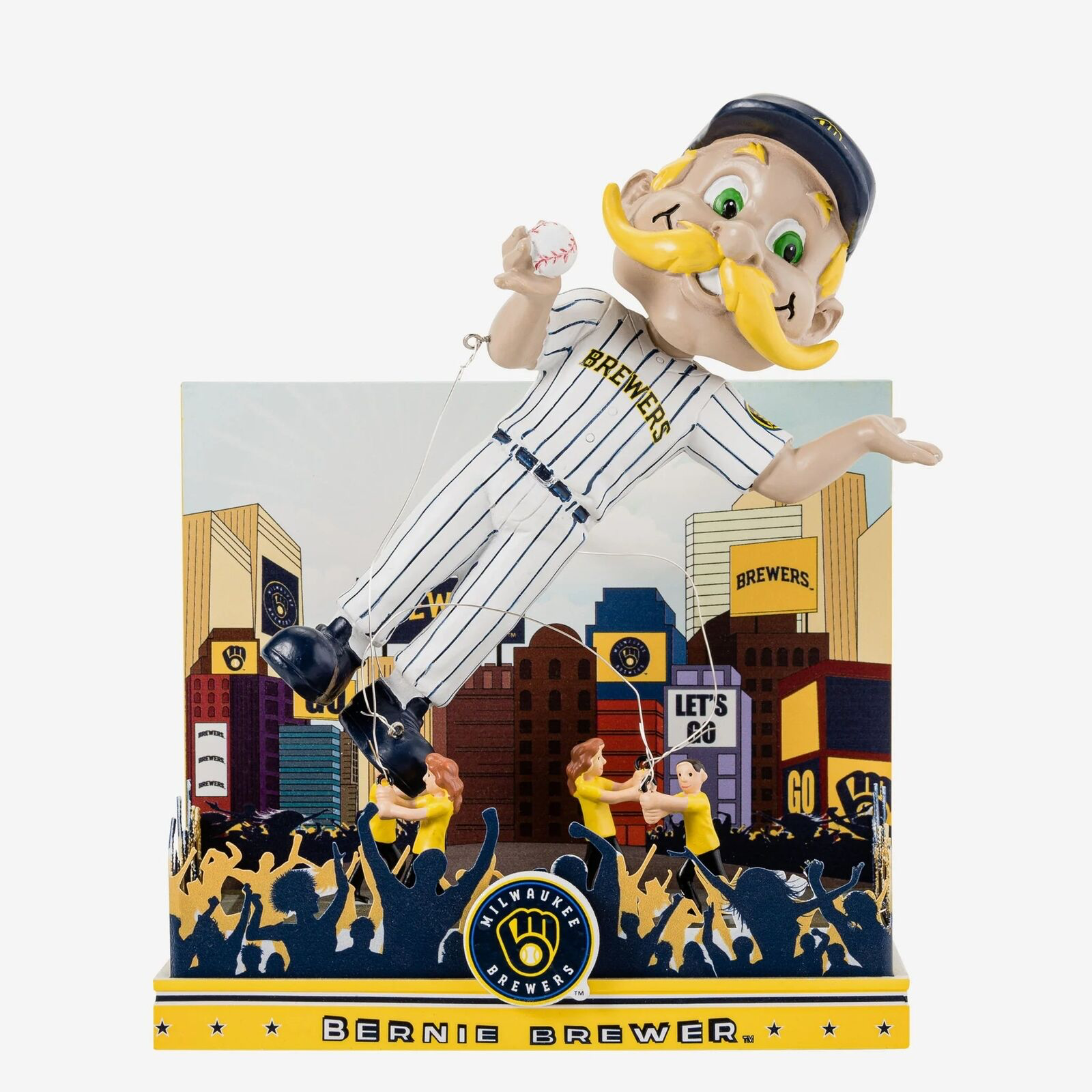 BERNIE BREWER 2023 “PARADE FLOAT” FOCO MILWAUKEE BREWERS BOBBLEHEAD