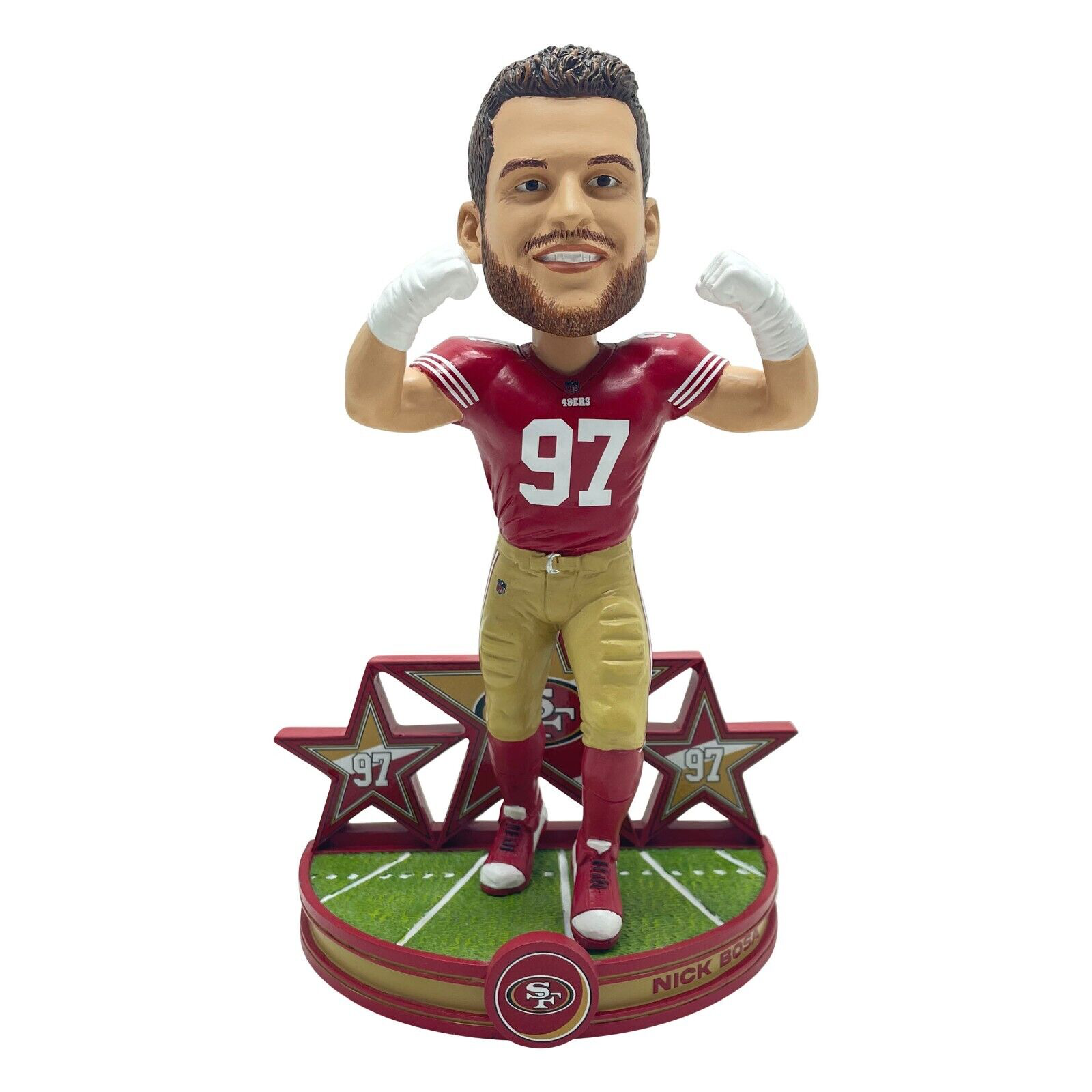 NICK BOSA 2024 SUPERSTAR FOCO SAN FRANCISCO 49ERS BOBBLEHEAD