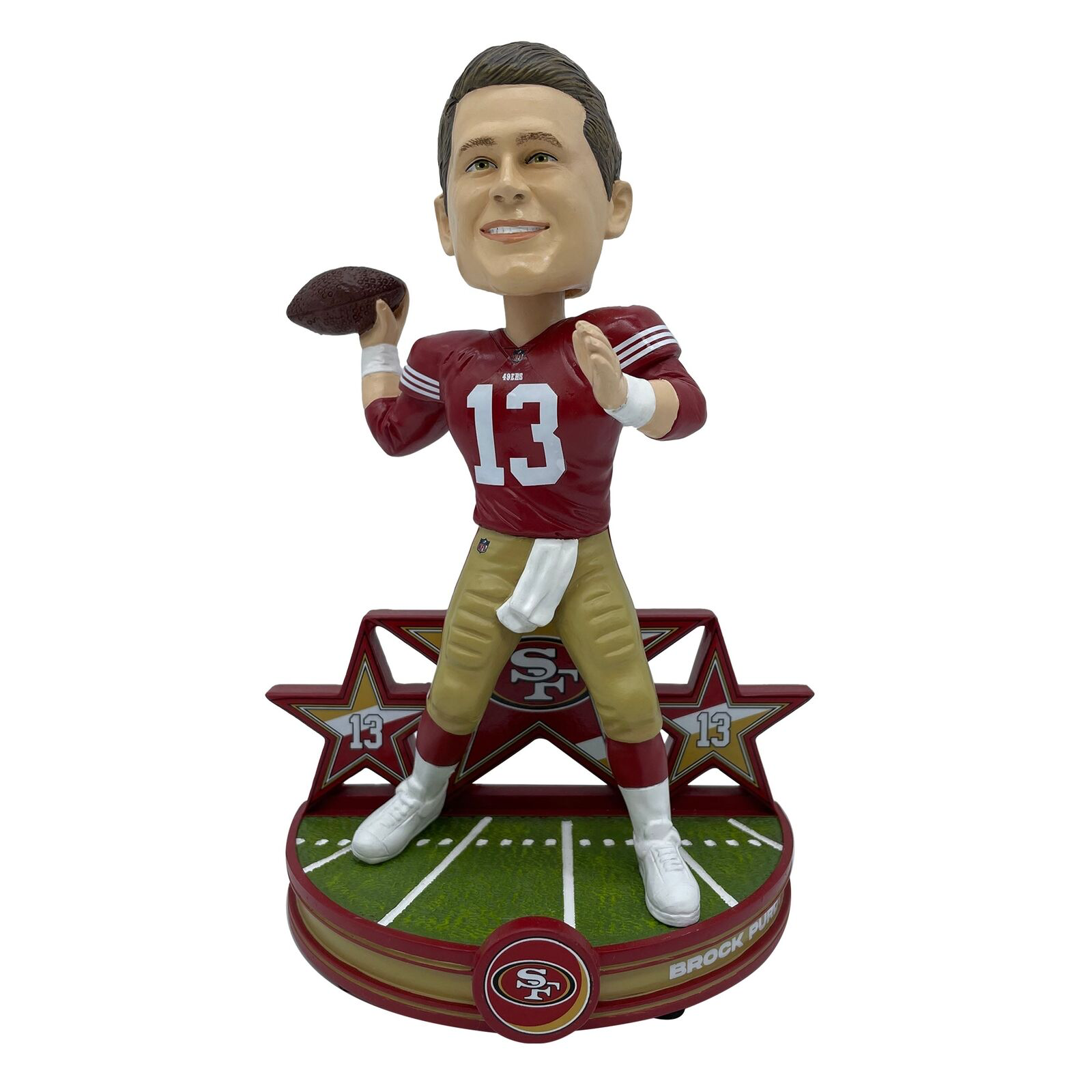 BROCK PURDY 2024 SUPERSTAR FOCO SAN FRANCISCO 49ERS BOBBLEHEAD