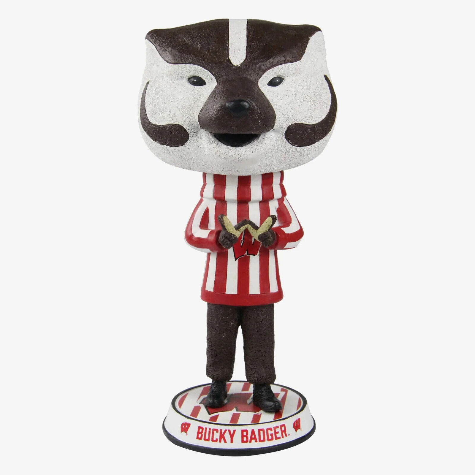 BUCKY BADGER 2023 “BIG HEAD” FOCO WISCONSIN BADGERS BOBBLEHEAD