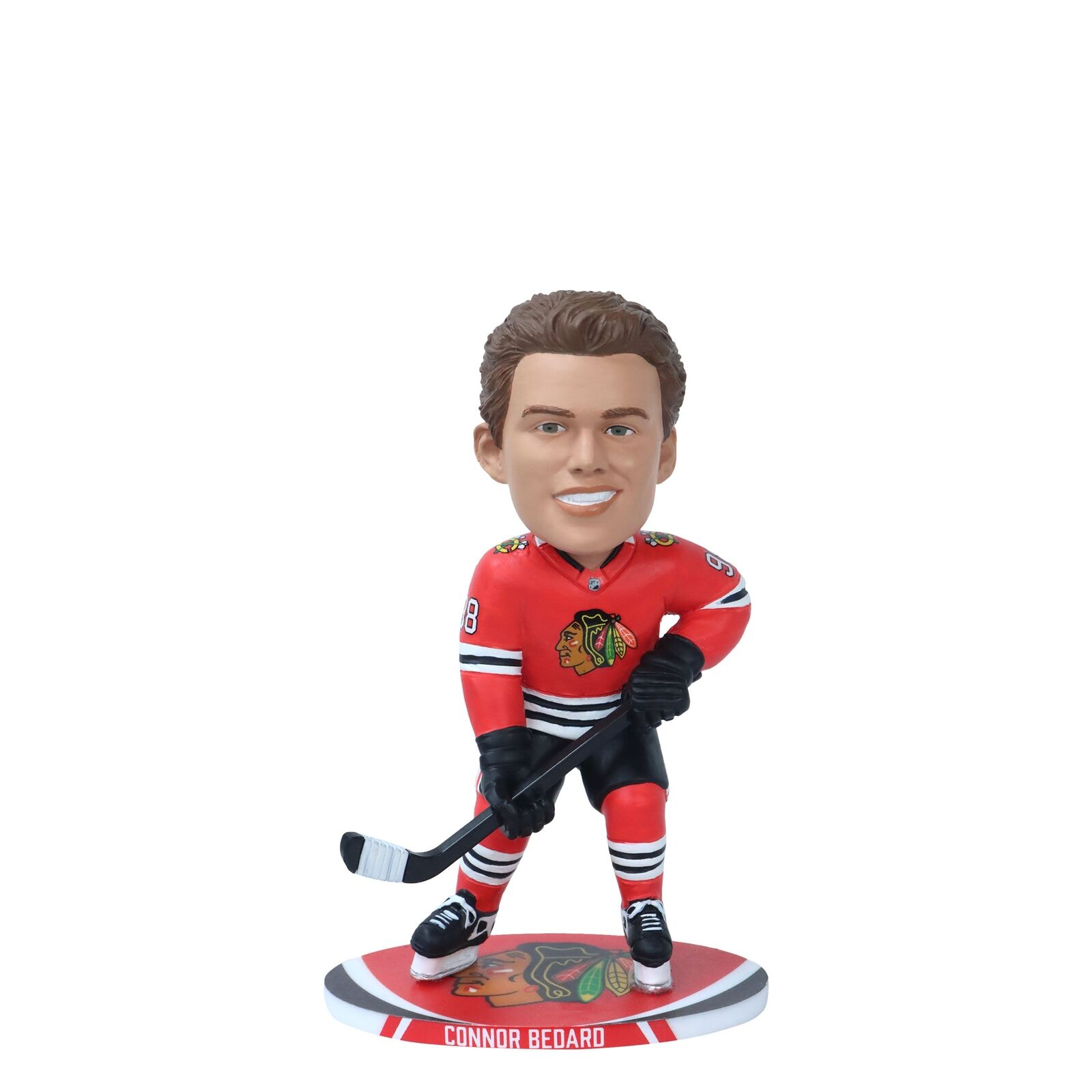 CONNOR BEDARD CHICAGO BLACKHAWKS NHL 5 INCH BOBBLEHEAD