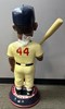 MILWAUKEE BRAVES HANK AARON SIGNED 3 FOOT BOBBLEHEAD - JSA