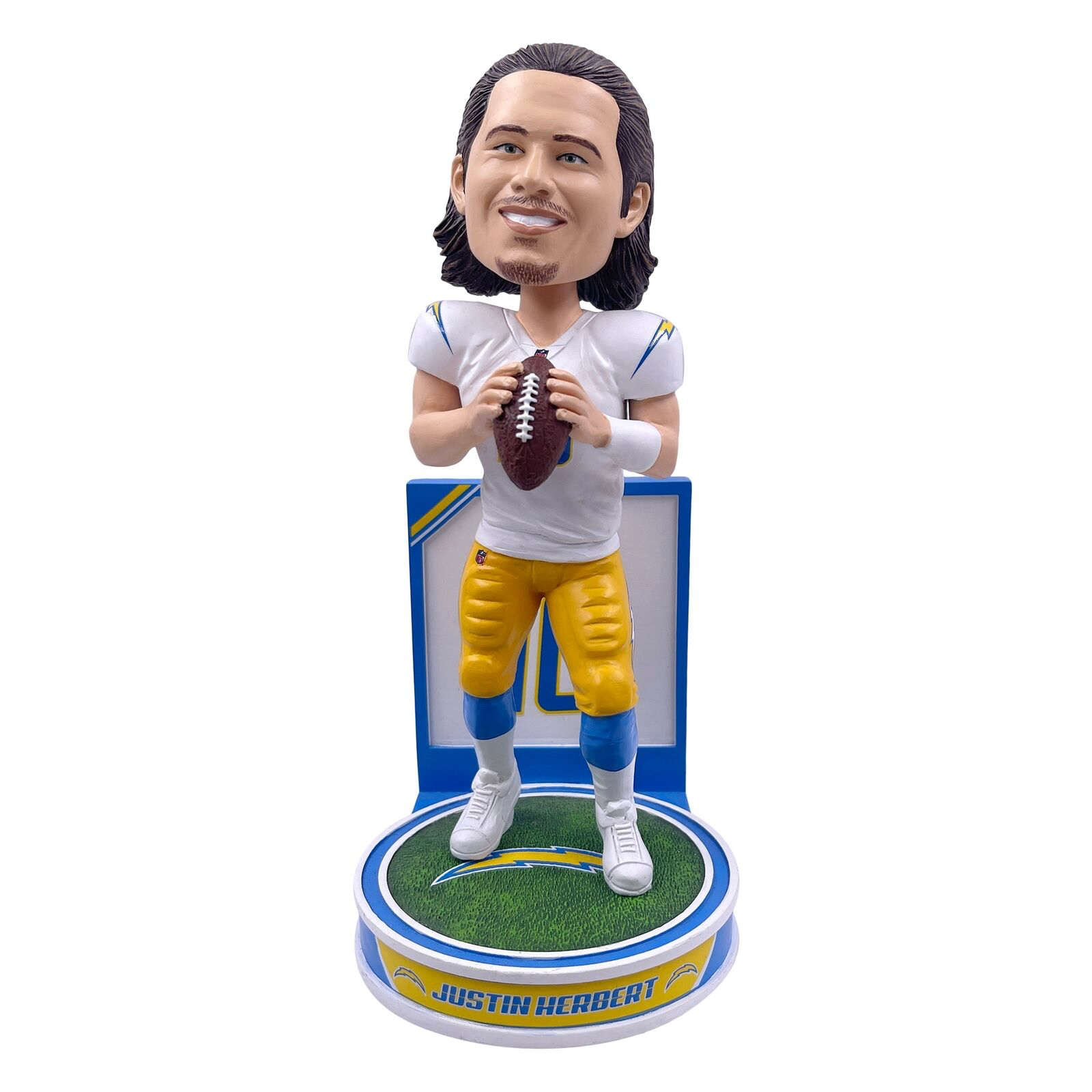 JUSTIN HERBERT 2023 HERO SERIES FOCO LOS ANGELES CHARGERS BOBBLEHEAD