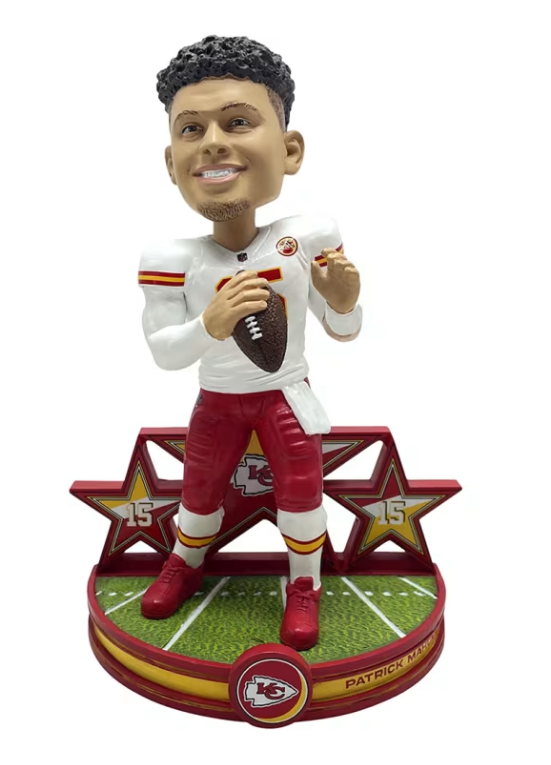 PATRICK MAHOMES 2024 SUPERSTAR FOCO KANSAS CITY CHIEFS BOBBLEHEAD