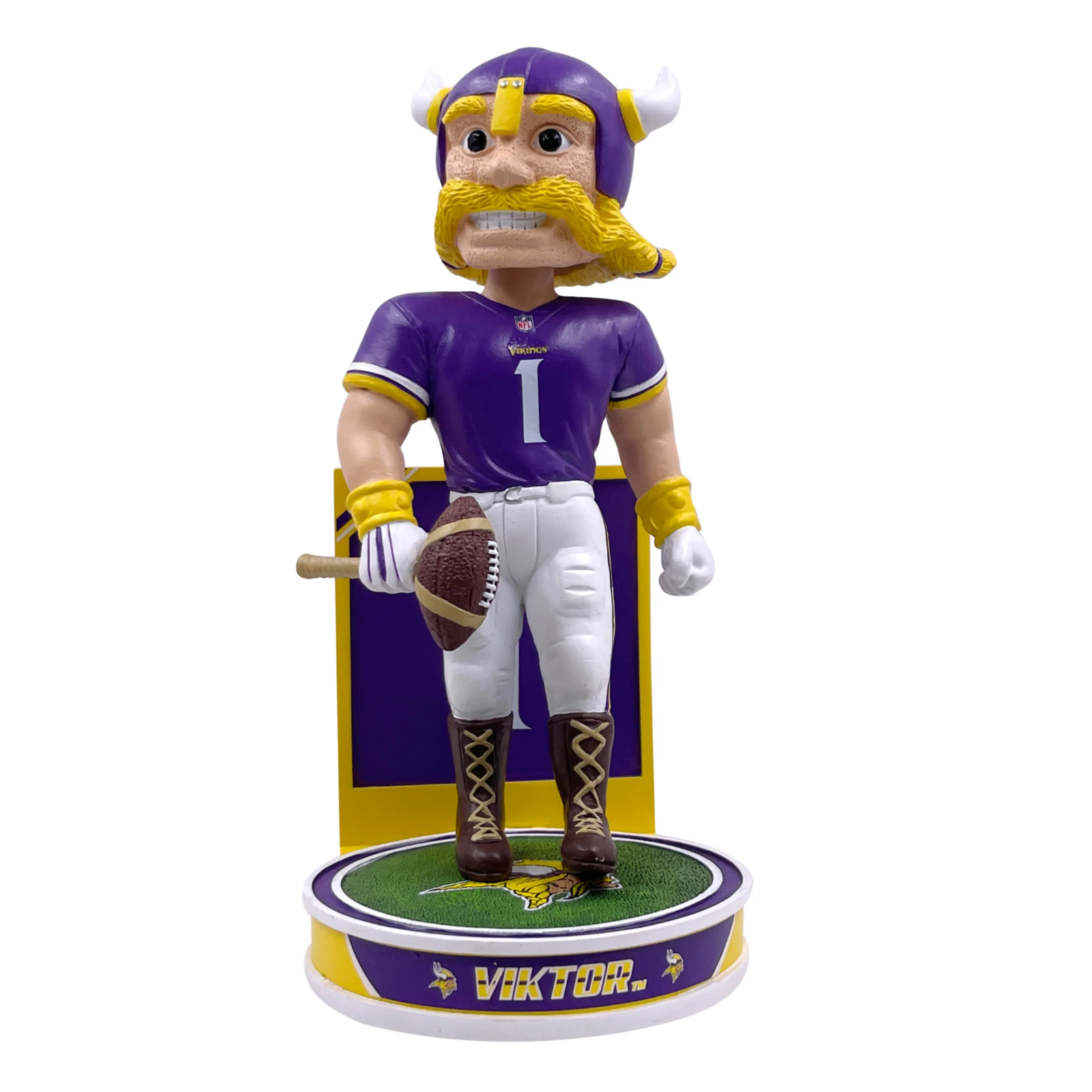 VIKTOR (VIKINGS MASCOT) 2023 HERO SERIES FOCO MINNESOTA VIKINGS BOBBLEHEAD