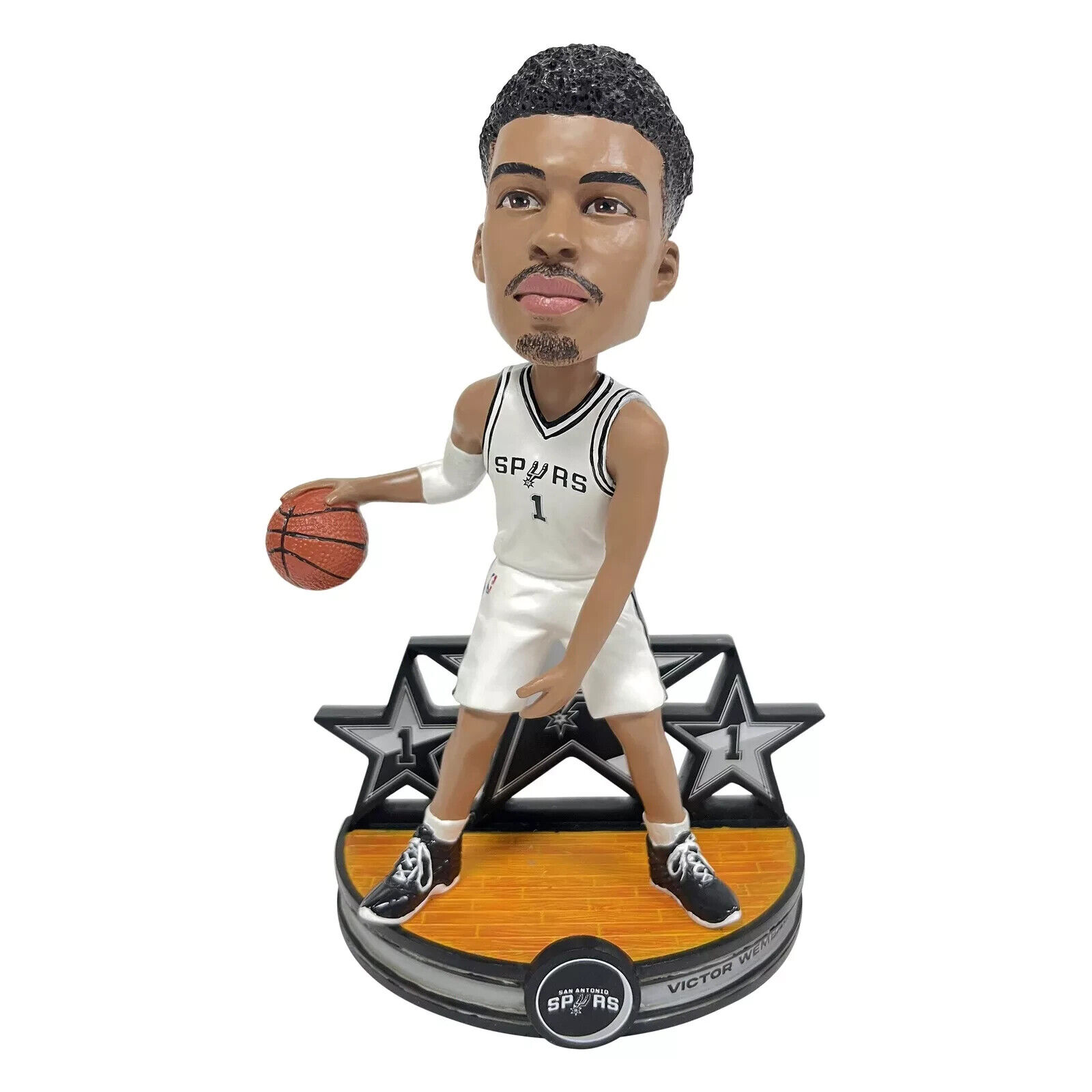 VICTOR WEMBANYAMA 2024 SUPERSTAR FOCO SAN ANTONIO SPURS BOBBLEHEAD