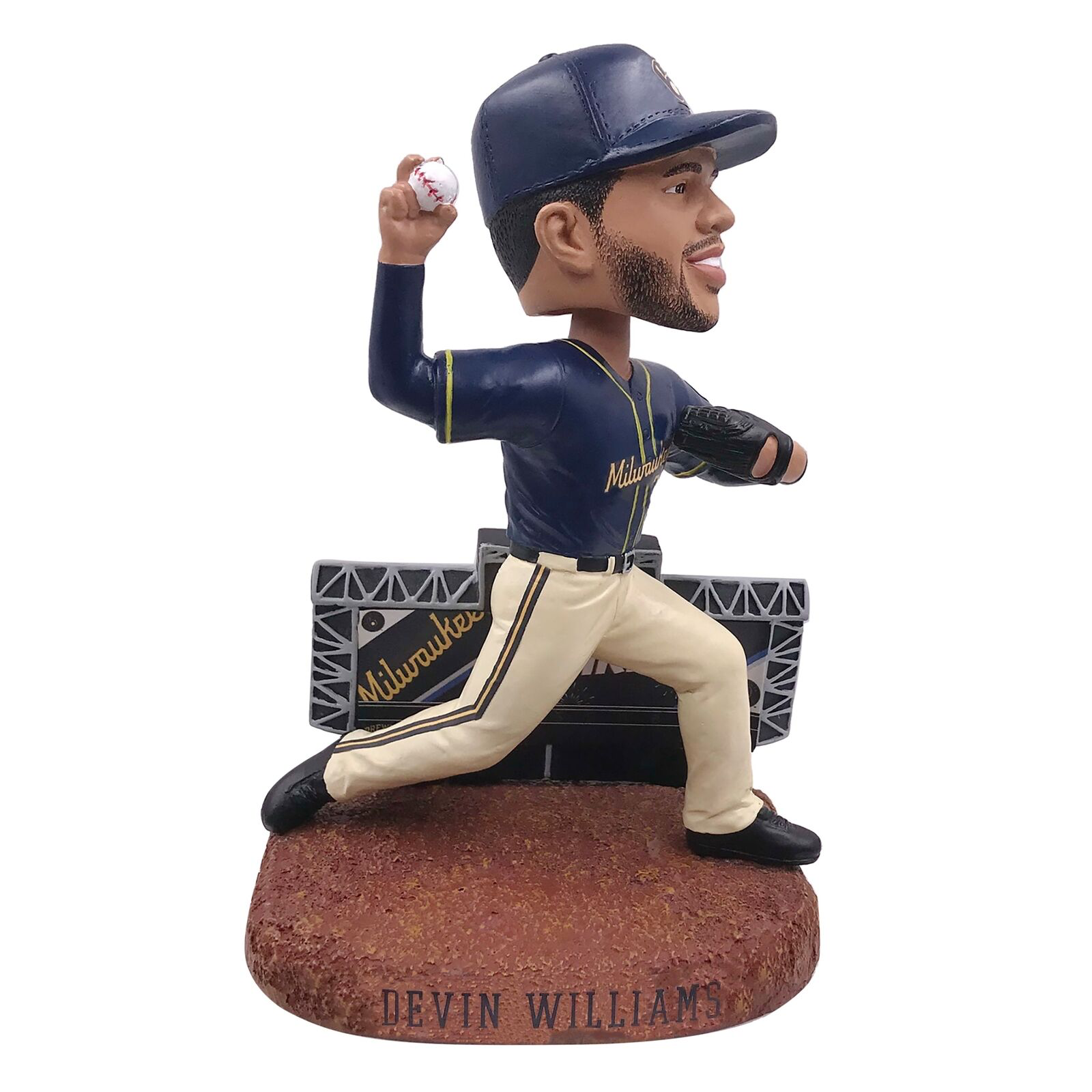 DEVIN WILLIAMS SCOREBOARD FOCO BREWERS BOBBLEHEAD