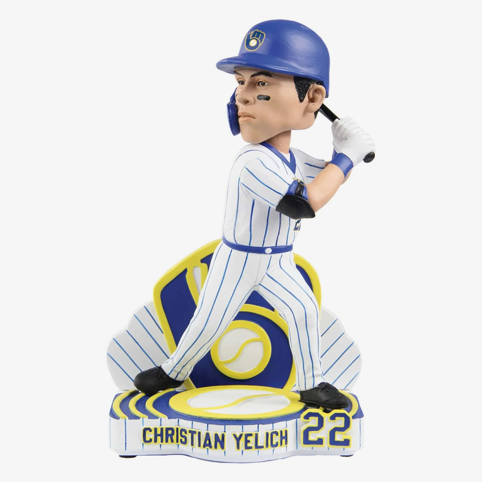 CHRISTIAN YELICH 2022 "RETRO" FOREVER FOCO BREWERS BOBBLEHEAD