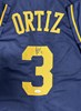 JOEY ORTIZ SIGNED CUSTOM REPLICA BREWERS BLUE JERSEY - JSA