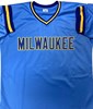 PAUL MOLITOR SIGNED CUSTOM REPLICA BREWERS BLUE JERSEY - JSA