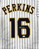 BLAKE PERKINS SIGNED CUSTOM REPLICA BREWERS PINSTRIPE JERSEY  - JSA