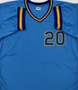 GORMAN THOMAS SIGNED CUSTOM BREWERS BLUE JERSEY - JSA