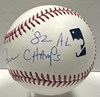 GORMAN THOMAS SIGNED MLB BASEBALL w/ 1982 AL CHAMPS - BREWERS - JSA