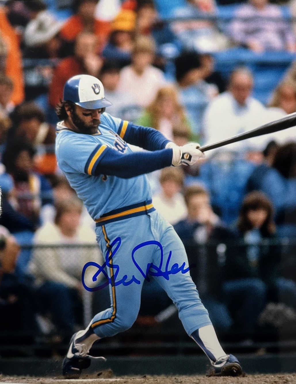 GORMAN THOMAS SIGNED 8X10 BREWERS PHOTO #4