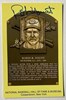 ROBIN YOUNT SIGNED HALL OF FAME 4X6 PLAQUE CARD - BREWERS Copy