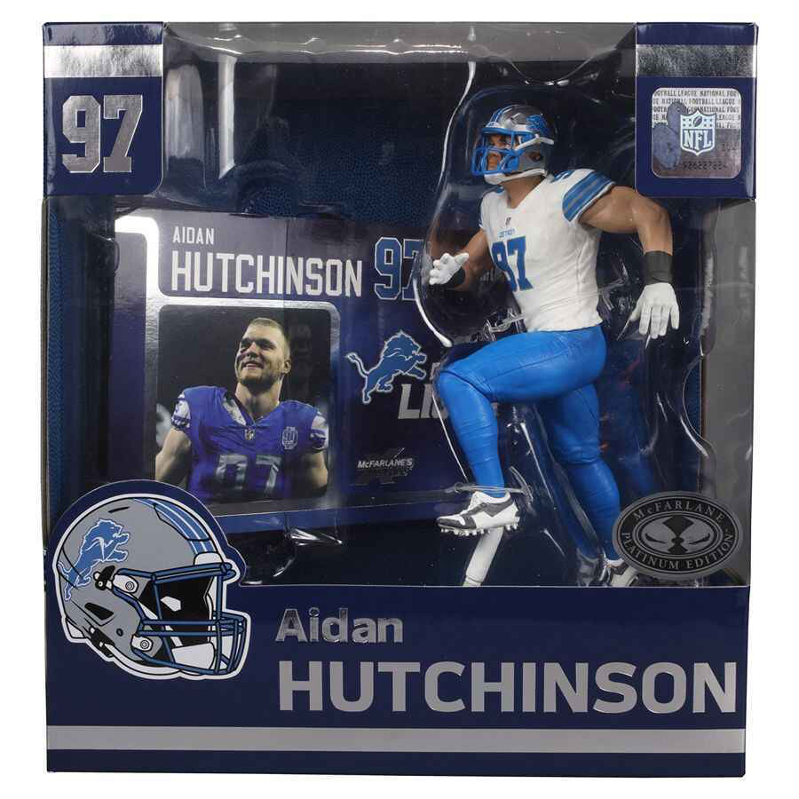 AIDAN HUTCHINSON NFL 7" MCFARLANE SPORTSPICKS LEGACY POSED FIGURE CHASE