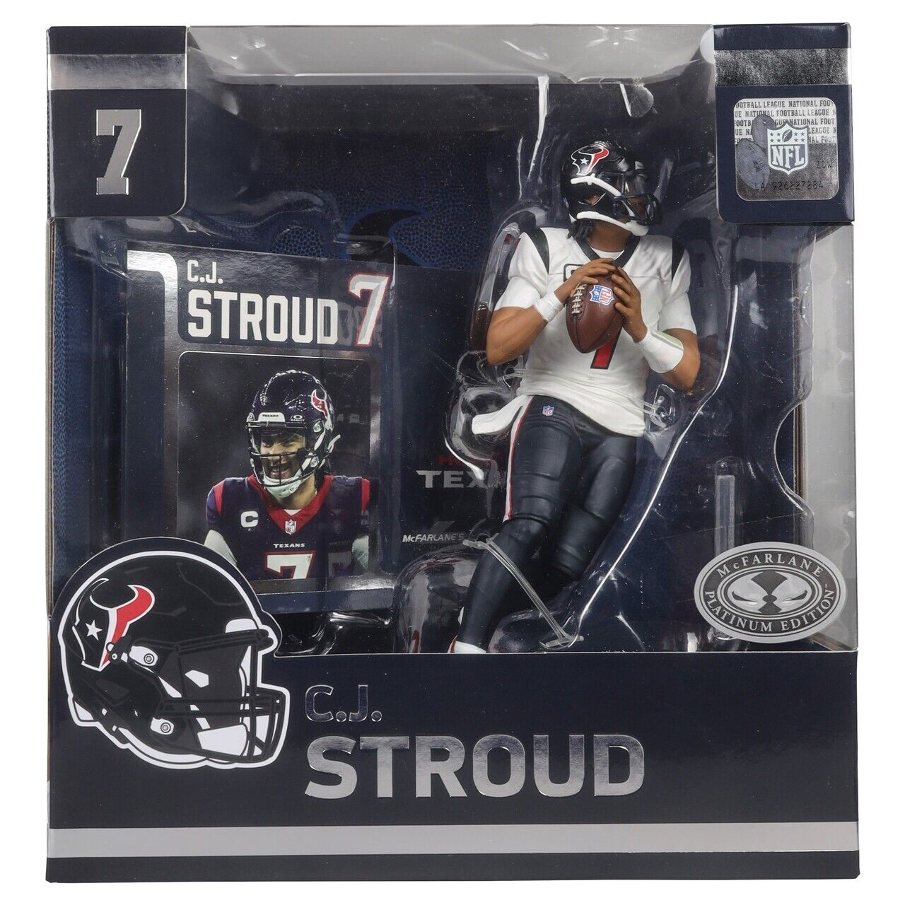 C.J. STROUD NFL 7" MCFARLANE SPORTSPICKS LEGACY POSED FIGURE CHASE