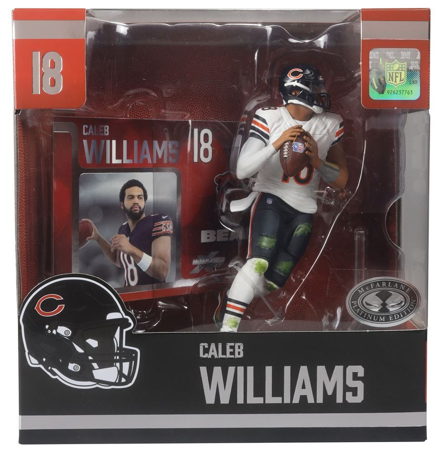 CALEB WILLIAMS NFL 7" MCFARLANE SPORTSPICKS LEGACY POSED FIGURE CHASE