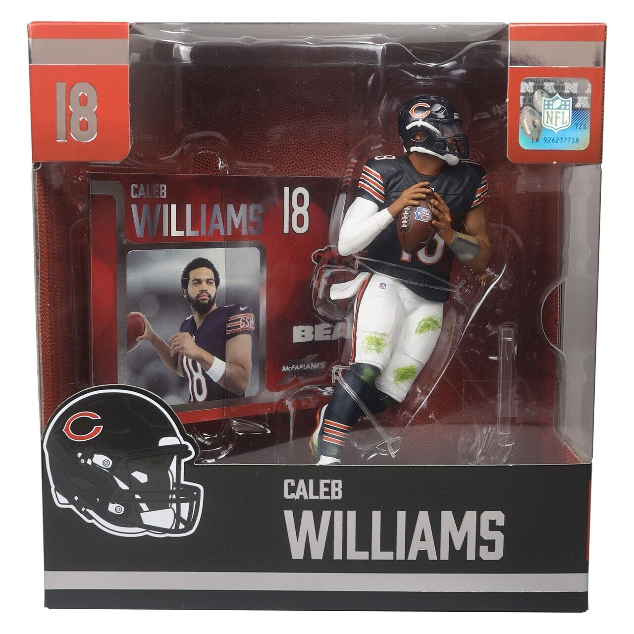 CALEB WILLIAMS NFL 7" MCFARLANE SPORTSPICKS LEGACY POSED FIGURE