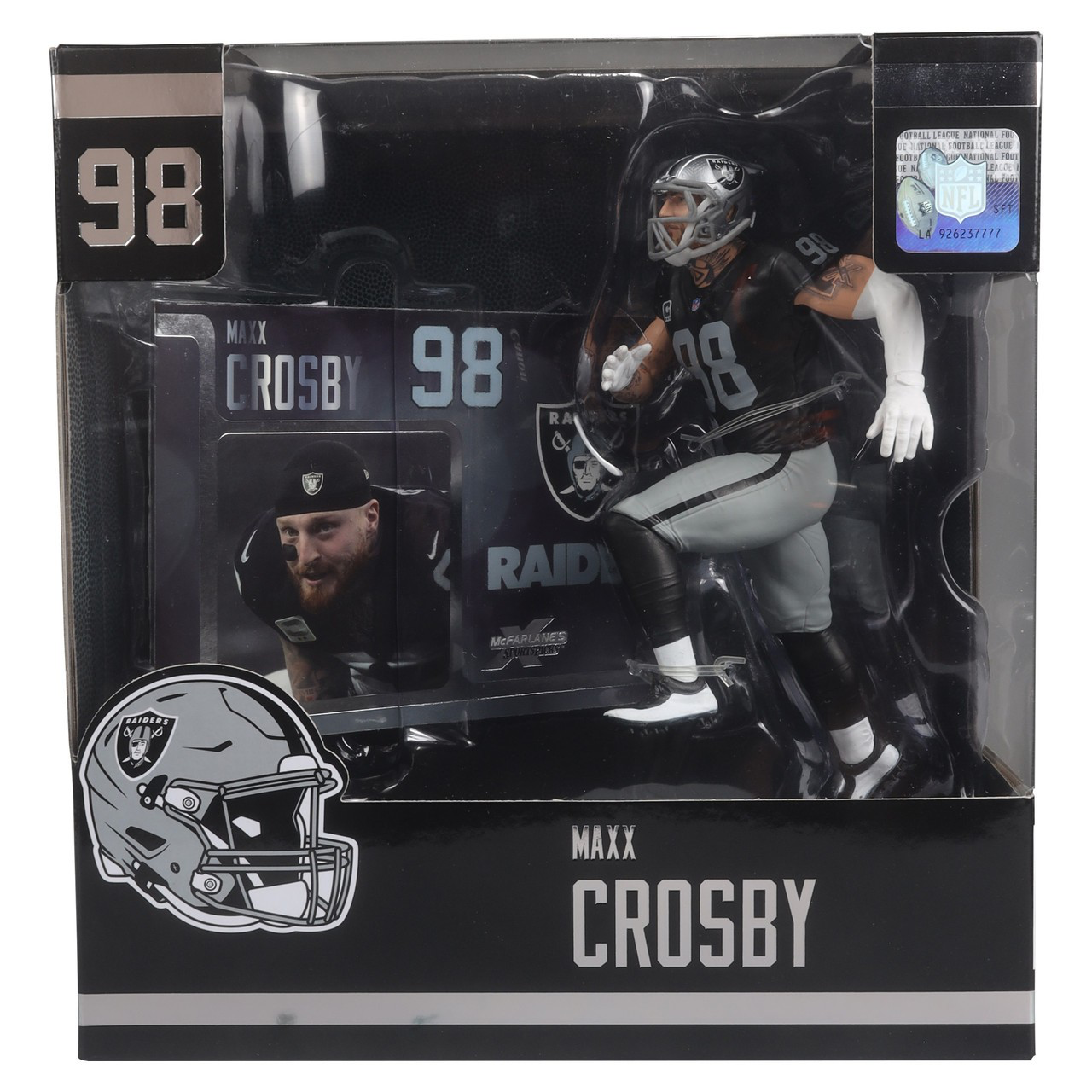 MAXX CROSBY NFL 7" MCFARLANE SPORTSPICKS LEGACY POSED FIGURE