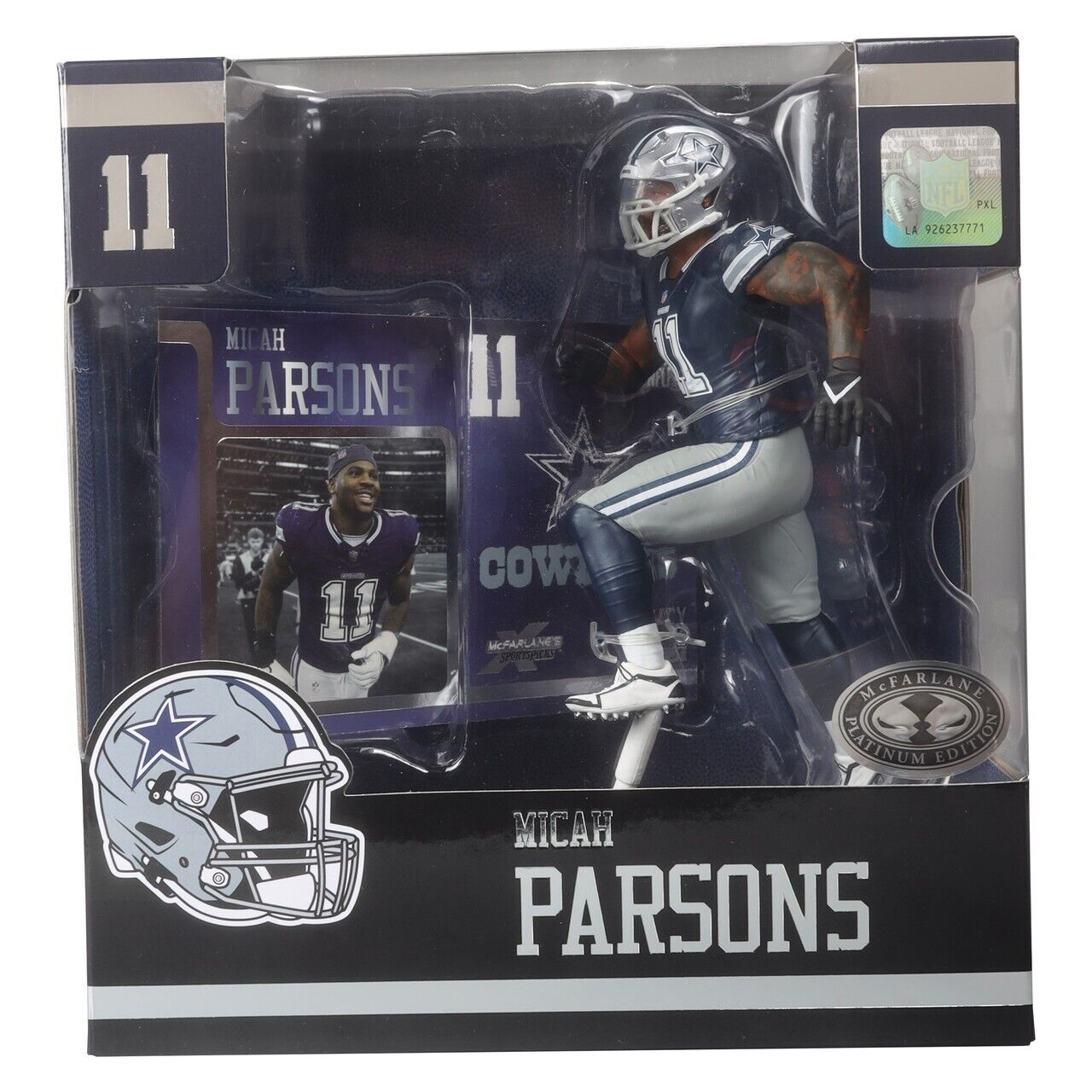 MICAH PARSONS NFL 7" MCFARLANE SPORTSPICKS LEGACY POSED FIGURE CHASE