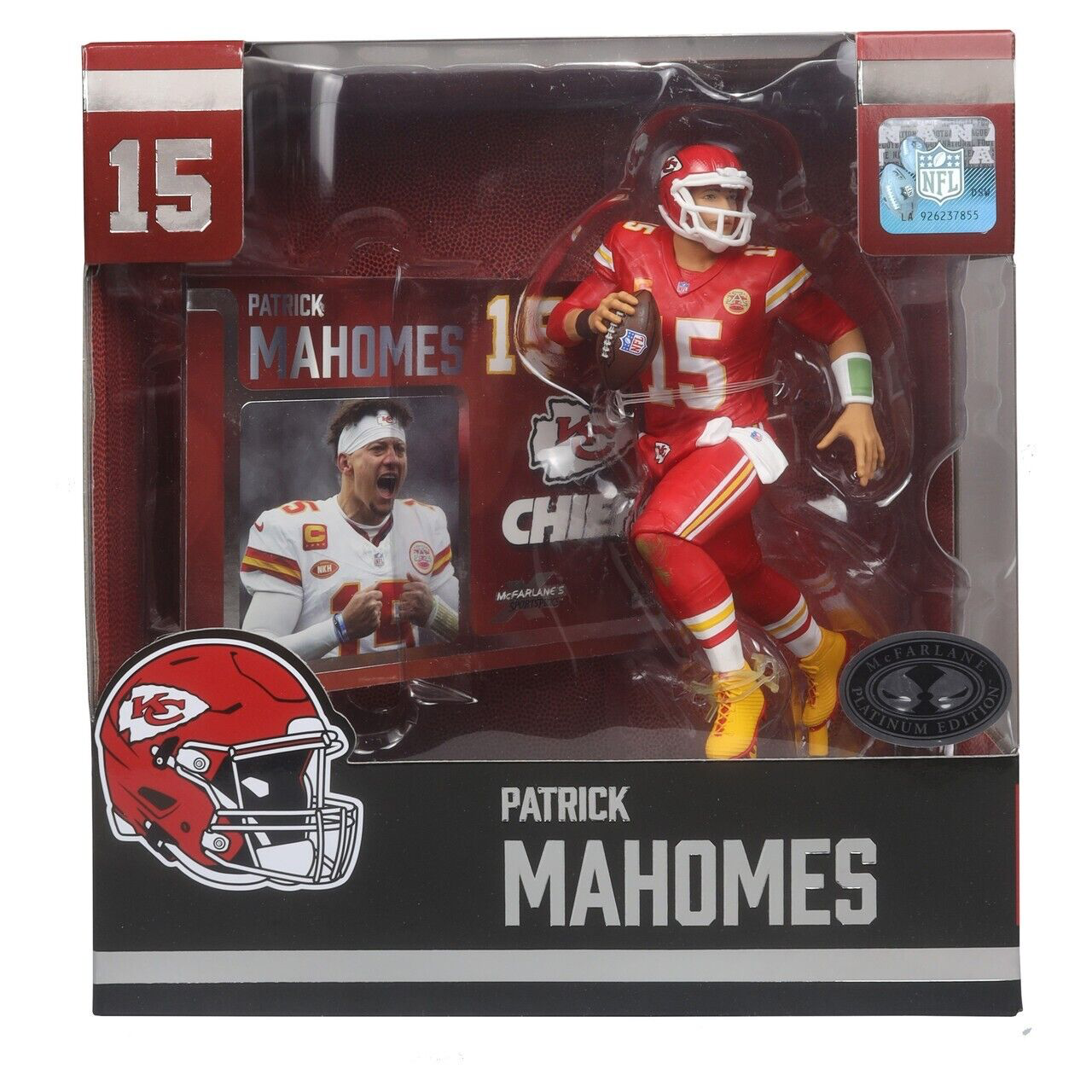 PATRICK MAHOMES NFL 7" MCFARLANE SPORTSPICKS LEGACY POSED FIGURE CHASE