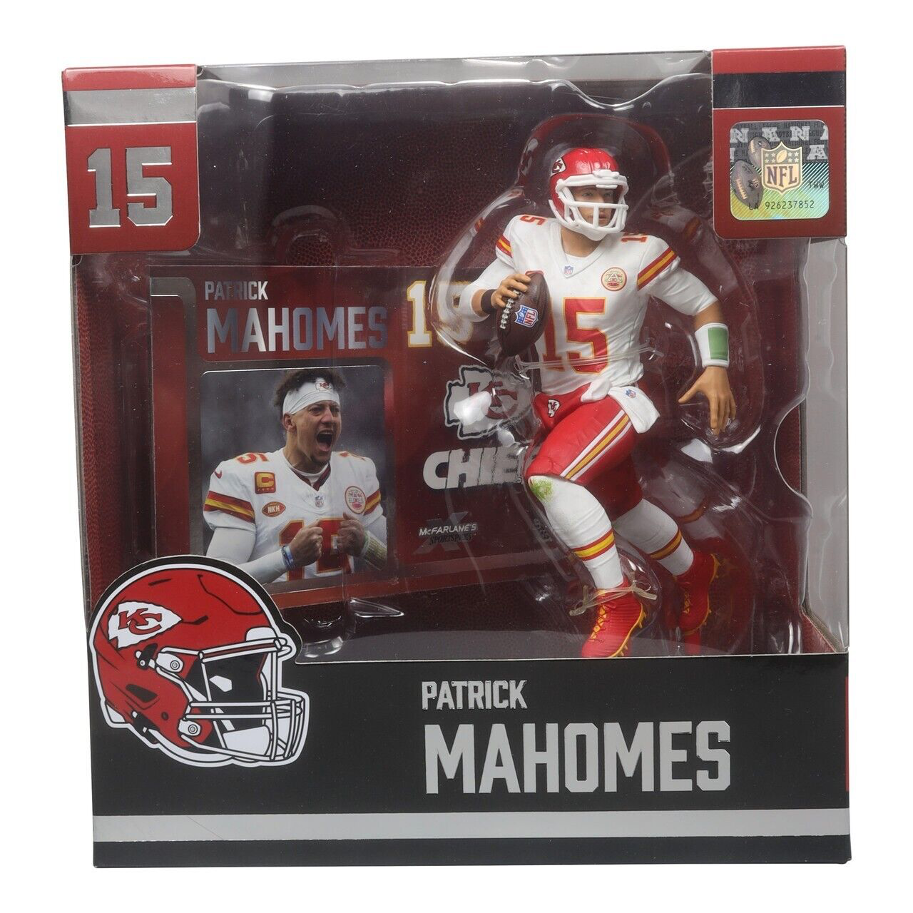 PATRICK MAHOMES NFL 7" MCFARLANE SPORTSPICKS LEGACY POSED FIGURE