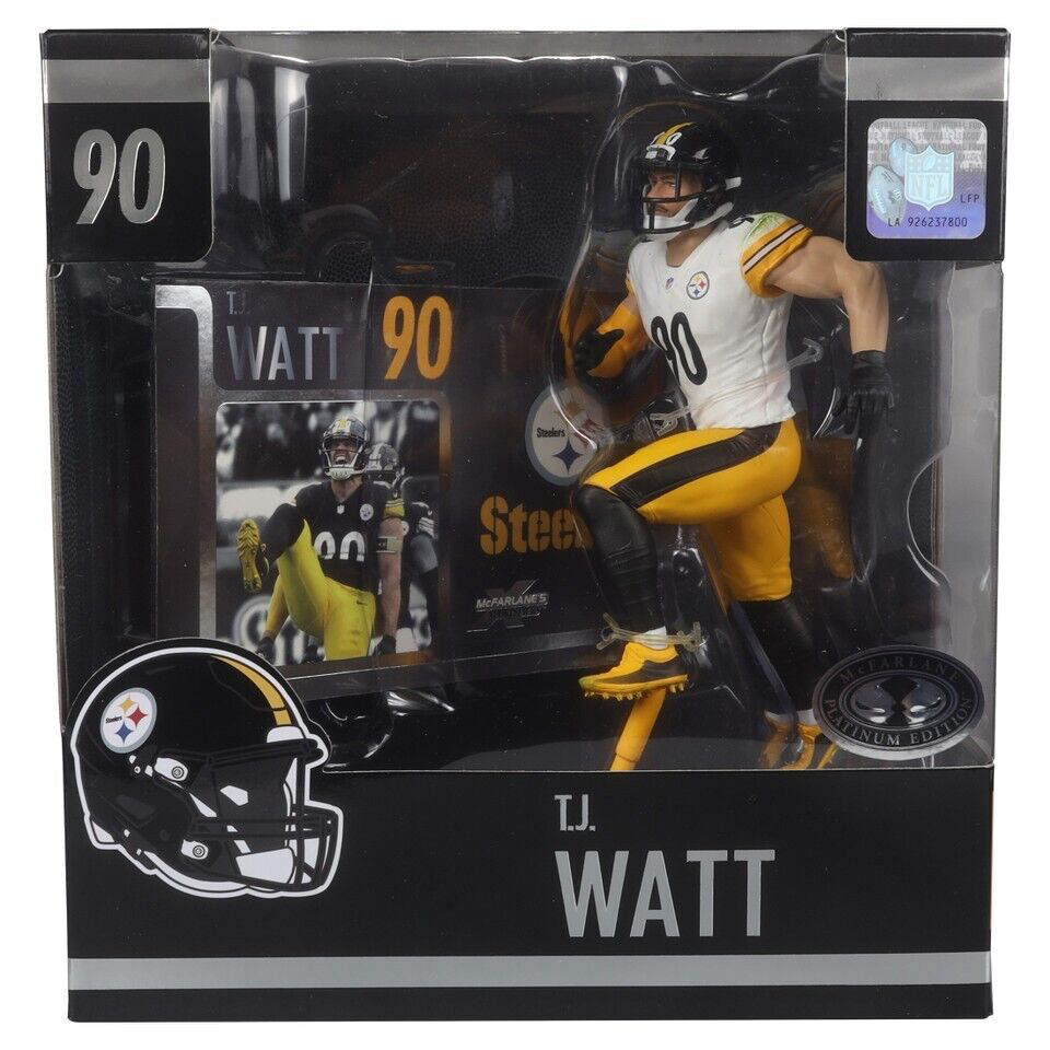 TJ WATT NFL 7" MCFARLANE SPORTSPICKS LEGACY POSED FIGURE CHASE