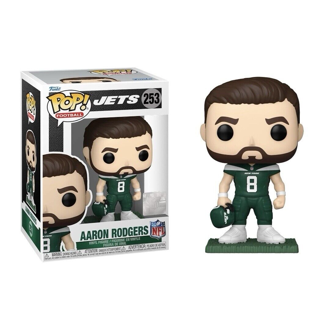 AARON RODGERS NEW YORK JETS NFL POP FUNKO FIGURE #253