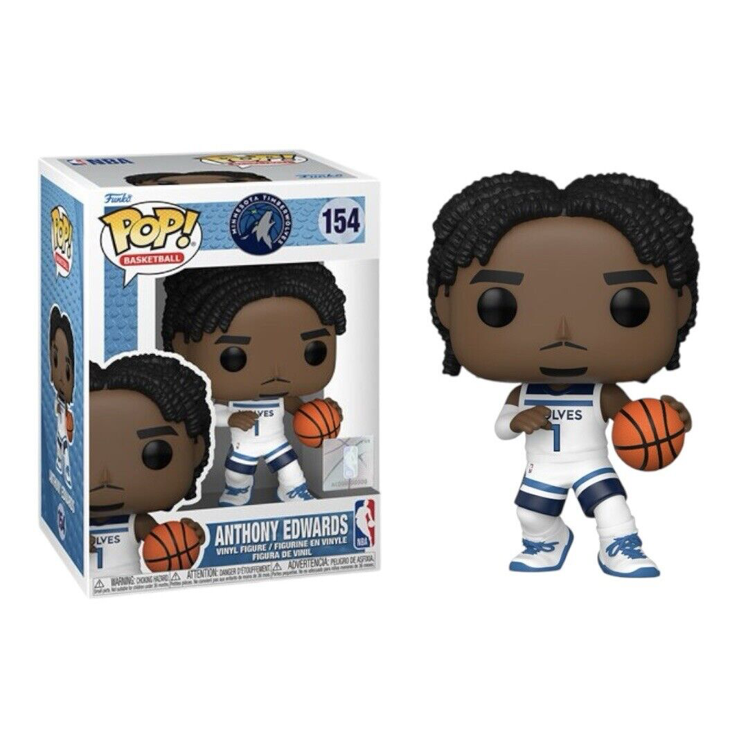 ANTHONY EDWARDS MINNESOTA TIMBERWOLVES  NBA POP FUNKO FIGURE #154