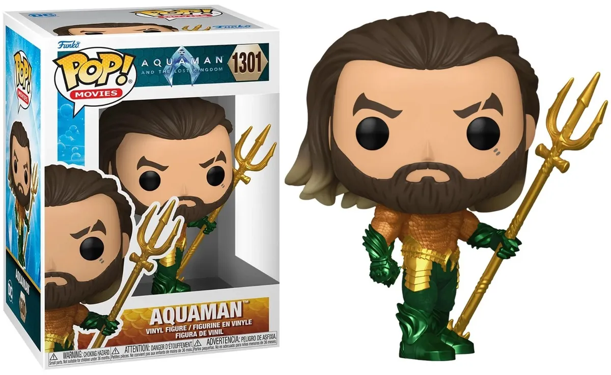 AQUAMAN POP FUNKO FIGURE #1301