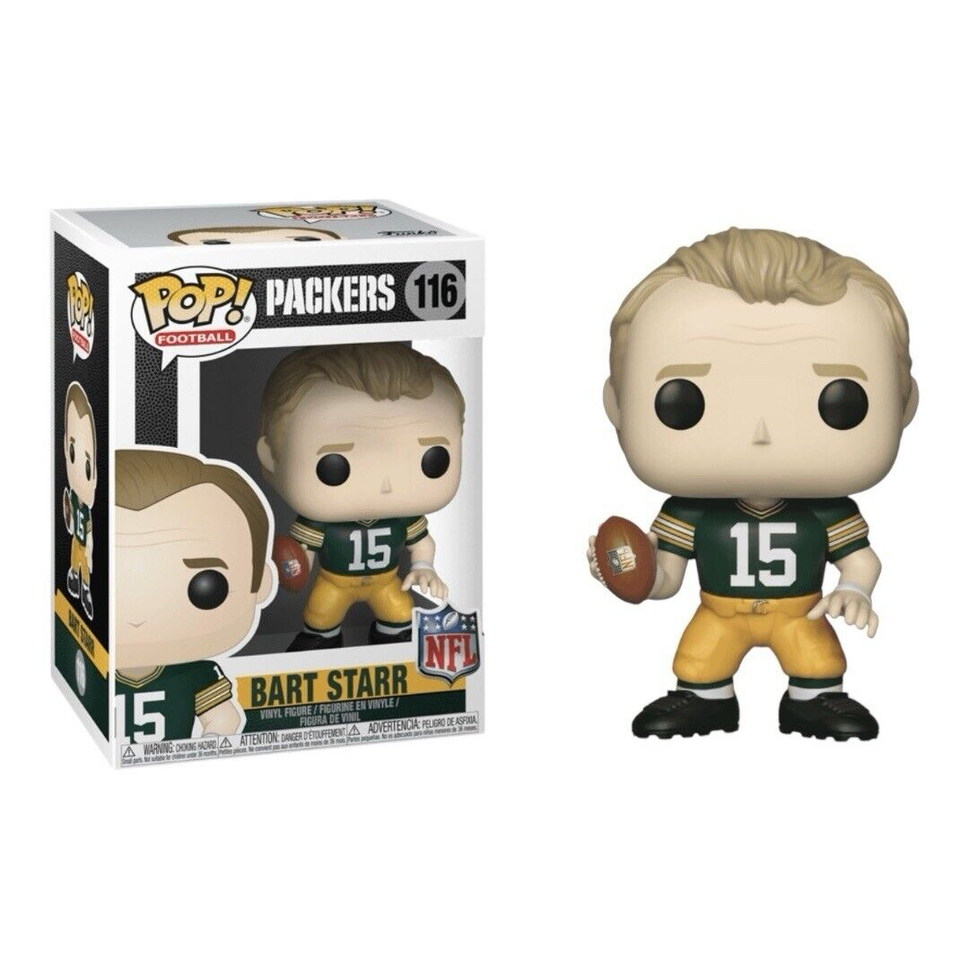 BART STARR GREEN BAY PACKERS NFL POP FUNKO FIGURE #116