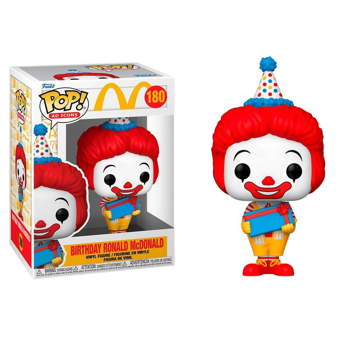 BIRTHDAY RONALD MCDONALD POP FUNKO FIGURE #180