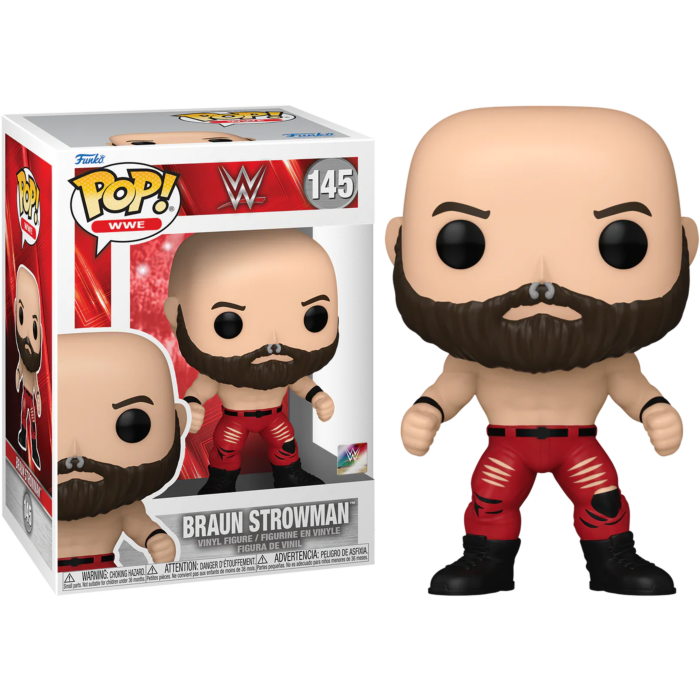 BRAUN STROWMAN WWE WRESTLING POP FUNKO FIGURE #145