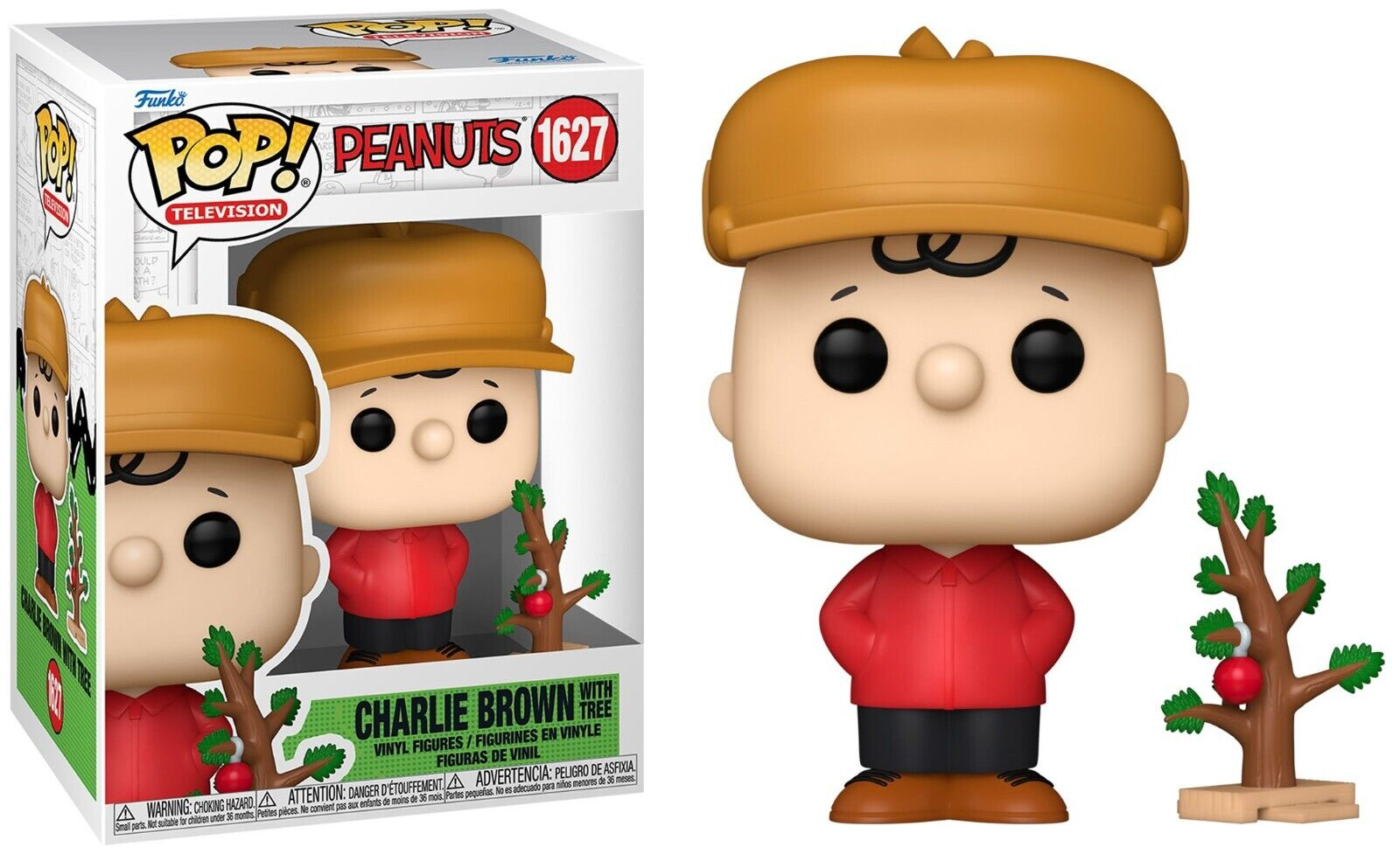 CHARLIE BROWN WITH TREE POP FUNKO FIGURE #1627